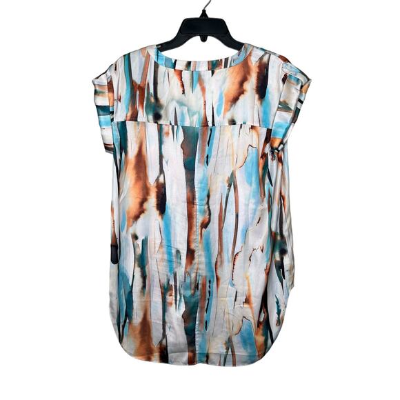 Lysse Sand Castle Pull On Shirt Tops Hangout Shores Size Medium - Picture 6 of 7